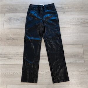 Wilfred  The Melina Black Leather-Style Pant
